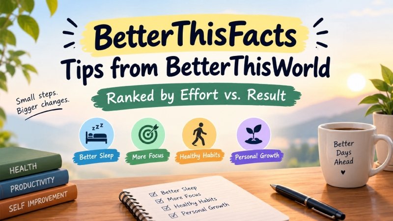 BetterThisFacts Tips from BetterThisWorld